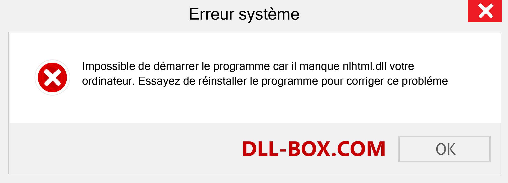 Le fichier nlhtml.dll est manquant ?. Télécharger pour Windows 7, 8, 10 - Correction de l'erreur manquante nlhtml dll sur Windows, photos, images